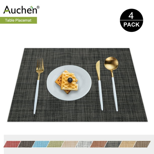 Washable Easy to Clean PVC Placemat for Kitchen Table Heat-resistand Woven Washable Easy to Clean PVC Placemat for Kitchen Table Heat-resistand Woven